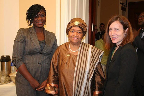 Her Excellency Ellen Johnson Sirleaf,  24th President of Liberia and first elected female head of state in Africa.
